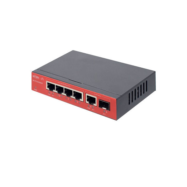 Switch 4 PoE + 1 Gigabit + 1 SFP gestito